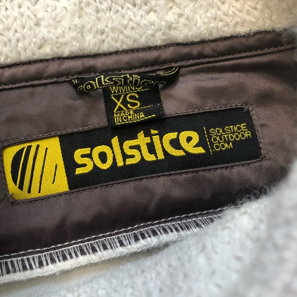 Solstice ivory asymmetrical coat XS - Picture 4 of 8